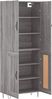 vidaXL Highboard Grau Sonoma 69,5x34x180 cm Holzwerkstoff 3198079 Bild 4