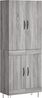 vidaXL Highboard Grau Sonoma 69,5x34x180 cm Holzwerkstoff 3198079 Bild 2
