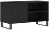 vidaXL Plattenschrank Schwarz 85x38x48 cm Holzwerkstoff 831709 Bild 2