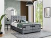 Boxspringbett Elektrisch Schlafzimmerbett MAXIMA 140x200cm in Stoff Dunkelgrau Bild 5