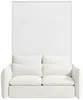 Vente-unique - BEGANIO Bett Holz, Platte Weiß - B 141 cm239,2 cm x H 225 cm x L 200 cm Bild 5
