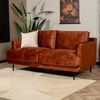 Bronx71 Samt Sofa Denver 2,5-Sitzer kupfer Bild 5