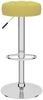 Barhocker KENTR höhenverstellbar 2er Set Grün Stoff | Barstühle drehbar Küchenhocker Thekenhocker für Küche Hausbar Bild 4