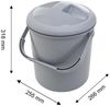 Rotho Bella Bambina Baby Windeleimer Stone Grey Bild 2