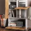 Schreibtisch Tomy Weiß/Goldkraft Eiche 150 x 59 cm 2er Set Vicco Bild 4