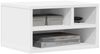 vidaXL Druckerständer Weiß 40x32x22,5 cm Holzwerkstoff 840597 Bild 4