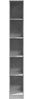 vidaXL Kleiderschrank Betongrau 30x50x200 cm Holzwerkstoff 3307705 Bild 4