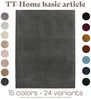 TT Home Teppich Diele, Esszimmer, Flur, Schlafzimmer, Wohnzimmer, Rechteckig, Höhe: 14 mm, Wohnzimmer Kurzflor Einfarbig Modernes Design Waschbar Bild 3