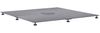 vidaXL Sonnenschirmständer Dunkelgrau Holzlook 100 x 100 x 4 cm Stahl 3407829 Bild 2