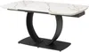 Vente-unique - OLIFIA Esstisch Keramik SchwarzWeiß - B 90 cm x H 76 cm x L 200 cm160 cm240 cm Bild 4