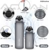 AOHAN Trinkflasche 600ML auslaufsicherer Klappdeckel BPA-frei Sport Strohhalm Bild 2