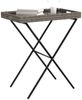 vidaXL Tabletttisch Klappbar Grau 65x40x75 cm Poly Rattan 365129 Bild 4