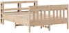 vidaXL Massivholzbett ohne Matratze 160x200 cm Kiefernholz 3306258 Bild 3