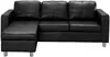 Vente-unique - Ecksofa - Kunstleder - Schwarz - ACKLEY Bild 2