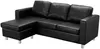 Vente-unique - Ecksofa - Kunstleder - Schwarz - ACKLEY Bild 3