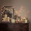 Lights4fun LED-Lichterkette 20er LED Rosen Lichterkette warmweiß batteriebetrieben Bild 2