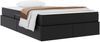 vidaXL Aufbewahrungsbett mit Matratze mit Matratze 2 pcs Schwarz Leder 3399600 Bild 3