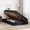 vidaXL Aufbewahrungsbett mit Matratze mit Matratze 2 pcs Schwarz Leder 3399600 Bild 4