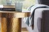 Wohnling Design Beistelltisch DELIA 43 x 59 x 43 cm Aluminium Dekotisch Orientalisch rund, gold Bild 5