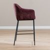 Bronx71 Barhocker Nubo Chenille Lila 85 cm Bild 2