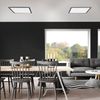 SellTec LED Deckenleuchte LED Panel Deckenlampe schwarz, dimmbar per Fernbedienung, Lichttemperatur CCT warmweiß - kaltweiß, Memory-Funktion, 1xLED-Board/24W/2700-5000K, 2700-4000-5000 Kelvin, CCT warmweiß - kaltweiß Fernbedienung Bild 3