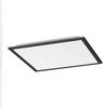 SellTec LED Deckenleuchte LED Panel Deckenlampe schwarz, dimmbar per Fernbedienung, Lichttemperatur CCT warmweiß - kaltweiß, Memory-Funktion, 1xLED-Board/24W/2700-5000K, 2700-4000-5000 Kelvin, CCT warmweiß - kaltweiß Fernbedienung Bild 2