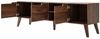 Beautysofa TV-Schrank NOREL modernes Design mit drei Schränken und offenen Fächern (erhältlich in Braun Walnuss & Cashmere) Breite: 180 cm Bild 3