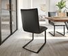 Freischwinger Lelio-Flex Echt-Leder Schwarz Freischwinger flach Schwarz Taschenfederkern Bild 5