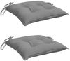 vidaXL Stuhlkissen 2 Stk. Grau 50x50x7 cm Oxford-Gewebe 314899 Bild 3