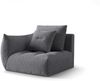 Micadoni Eckmodul Bloom Links Strukturierter Stoff City Grau Bild 2