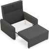 Selsey 'Duelia' Schlafsofa 2-Sitzer mit Bettkasten, Chenille hydrophob, Graphitgrau Bild 4