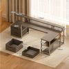 ODK Schreibtisch U-Form, mit Schubladen, Steckdosen & USB-Ladeanschluss (1-St), Gamingtisch mit Monitorständer & Stauraum 172 x100 x 89 cm Bild 2