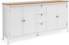 Sideboard >Batley I< in Weiß - 180x90x40cm (BxHxT) Bild 2