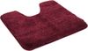 KiNZLER Badematte Chaozhou, Badvorleger, Badezimmer Teppich, Höhe 20 mm, rutschhemmend beschichtet, fußbodenheizungsgeeignet, Polyester, WC-Vorleger mit Ausschnitt, Badteppich, Uni Farben, weich, als rechteckig, rund & Set erhältlich Bild 2