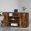 vidaXL Empfangstheke Räuchereiche 200x50x103,5 cm Holzwerkstoff 3324182 Bild 3