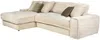 Vente-unique - CALAZO Sofa Samt Beige - B 187 cm x H 86 cm x L 307 cm Bild 4