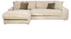 Vente-unique - CALAZO Sofa Samt Beige - B 187 cm x H 86 cm x L 307 cm Bild 3