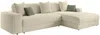 Vente-unique - CALAZO Sofa Samt Beige - B 187 cm x H 86 cm x L 307 cm Bild 2
