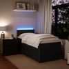 vidaXL Boxspringbett mit Matratze Schwarz 100x200 cm Samt 3289958 Bild 5