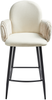 Set mit 2 Barstühlen AMITY Stoff Hellbeige Bild 5