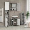 Vicco 'Fynn' Hochschrank, Spanplatte, 30 x 190 x 30 cm, Weiß / Betongrau Bild 4