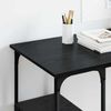vidaXL Schreibtisch mit Regal Schwarz Eichen-Optik 140 x 50 x 75 cm 886270 Bild 4