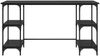 vidaXL Schreibtisch mit Regal Schwarz Eichen-Optik 140 x 50 x 75 cm 886270 Bild 5