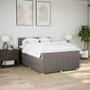 vidaXL Boxspringbett mit Matratze Taupe 140x200 cm Stoff 3289790 Bild 4