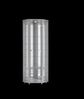 Eckvitrine >TRIO< in Silber - 71x172x50cm (BxHxT) Bild 2