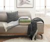 Musterring Plaid Ease 140x200 cm anthrazit Kuscheldecke mit Fransen Bild 2