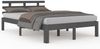 vidaXL Massivholzbett Grau 200x200 cm [814776] Bild 2