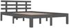vidaXL Massivholzbett Grau 200x200 cm [814776] Bild 3