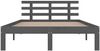vidaXL Massivholzbett Grau 200x200 cm [814776] Bild 4