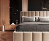 FDM Polsterbett Stauraumbett Bettgestell 90x200, 120x200, 140x200, 160x200, 180x200cm (MADE IN EU - mit hochwertigem Velours Bezug, Bettrahmen, Bett, Optional mit Matratze bestellbar, mit großen gepolsterten Kopfteil, mit Bettkasten zum aufklappen), Me... Bild 3